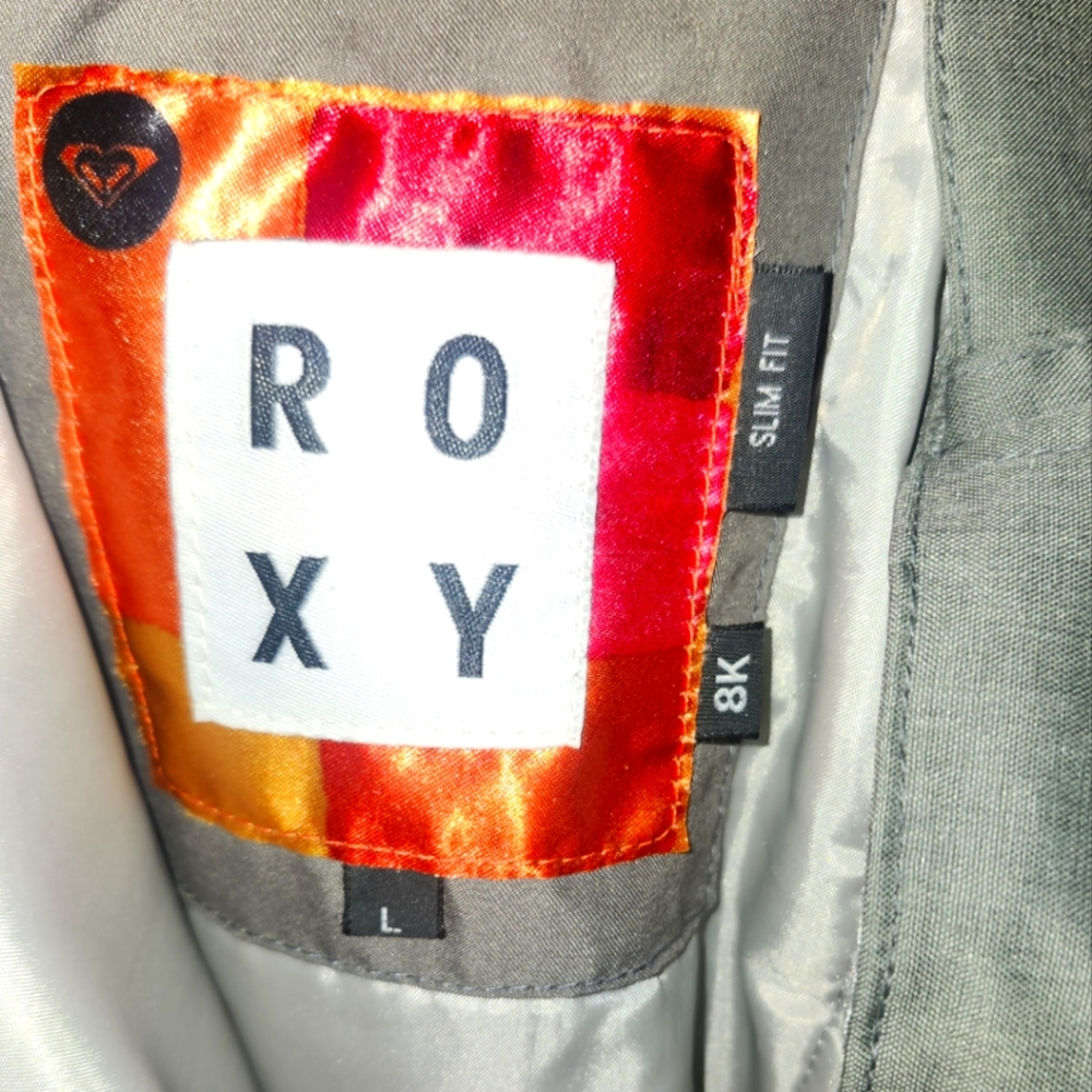 Roxy Gray Button-Up Snowboard Pants - image 3